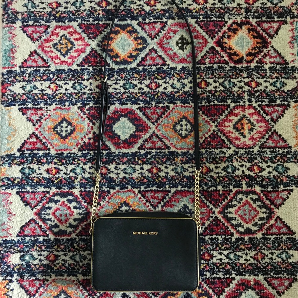 Michael Kors Jet Set Saffiano Leather Crossbody